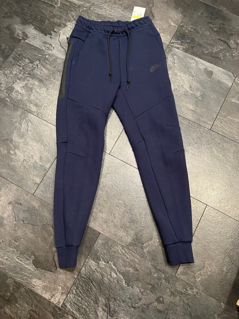 Nike Dark Blue Slim Tech Fleece Joggers